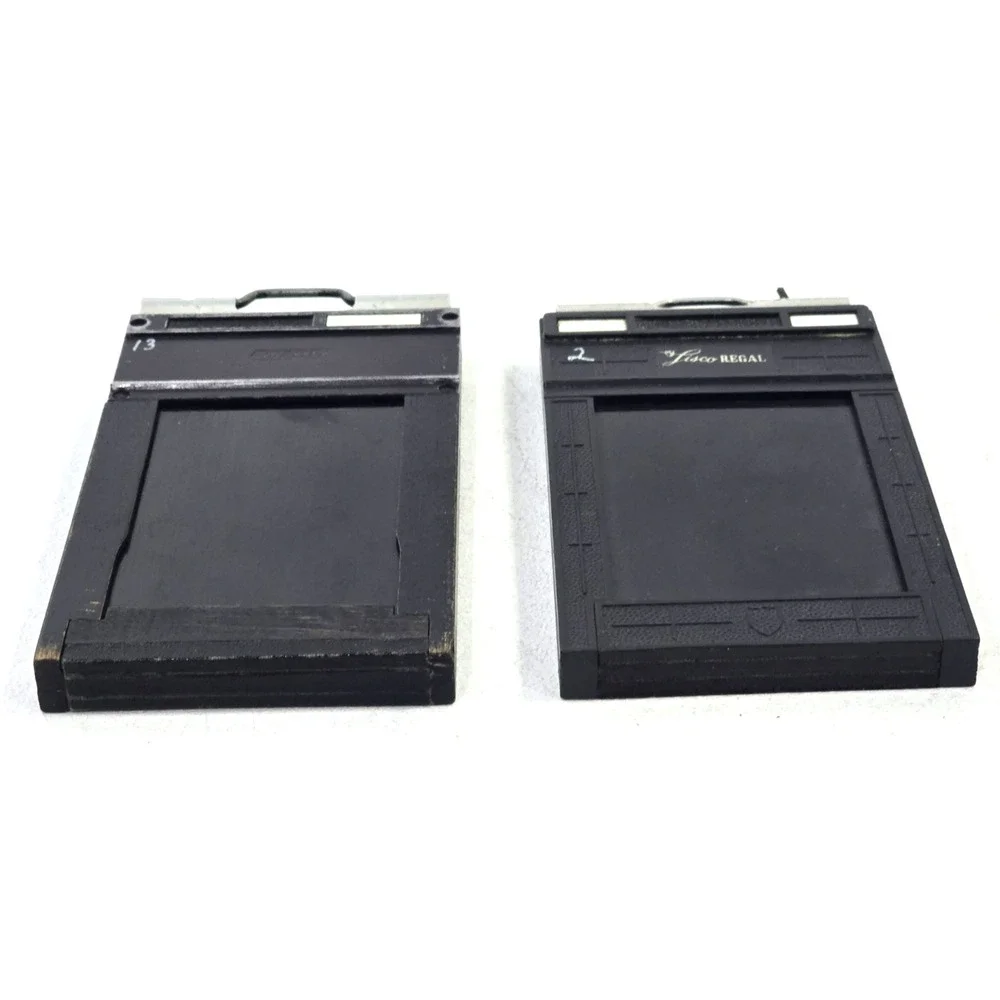 2 Vintage Lisco Regal 2-1/4 x 3-1/4 Cut Sheet Film Holders 2x3 Camera